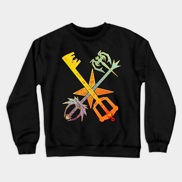 Kingdom Cross Crewneck Sweatshirt by paintchips